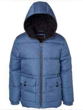 Xtreme Royal Blue Quilted Puffer Jacket with Hood
